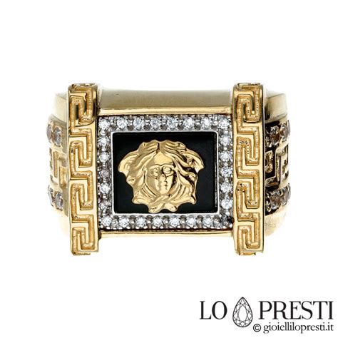 anello di versace uomo|Anelli VERSACE Uomo .